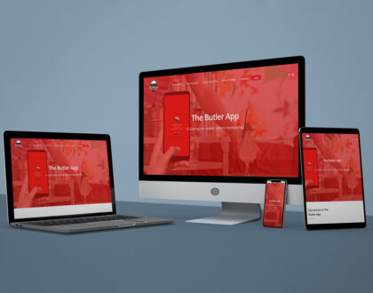 Website Design "The Butler App"