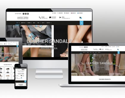Website Design "Mater Terra"